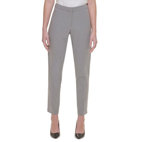 Calvin Klein Highline Mid Rise Slim Ankle Pant Tin 12