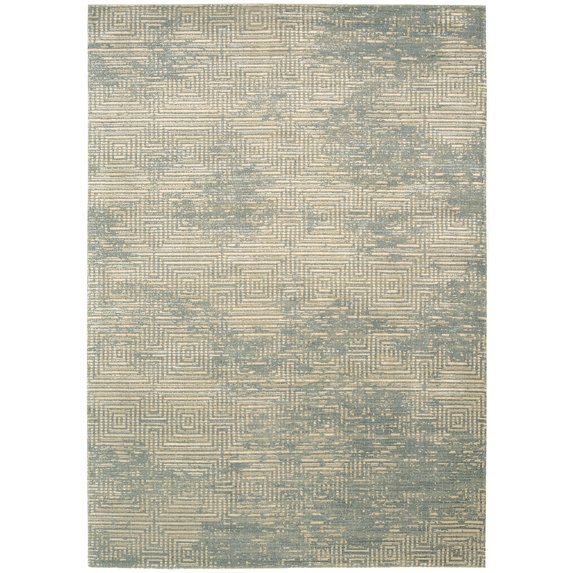 Calvin Klein Home  Maya Modern Vintage Grey Beige Area Rug 5'3" x 7'5" - Mineral