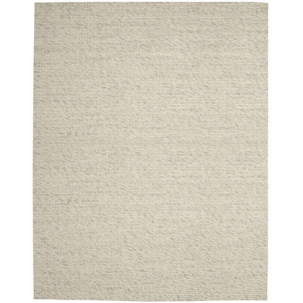Handmade Gray Wool and Cotton Coastal Area Rug