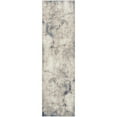 thumbnail image 1 of Calvin Klein CK022 Infinity 2'2" x 7'6" Ivory Grey Blue Modern Indoor Rug, 1 of 8