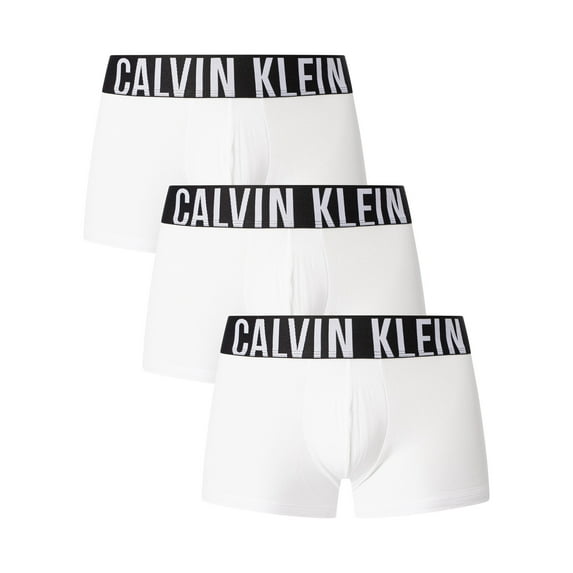 Calvin Klein Intense Power 3 Pack Trunks, White