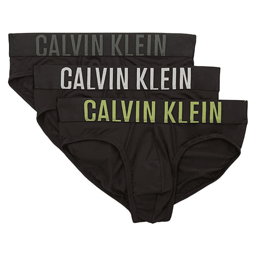 Calvin Klein Intense Power Micro Hip Brief Pack of 3- NB2592, Black, XL 
