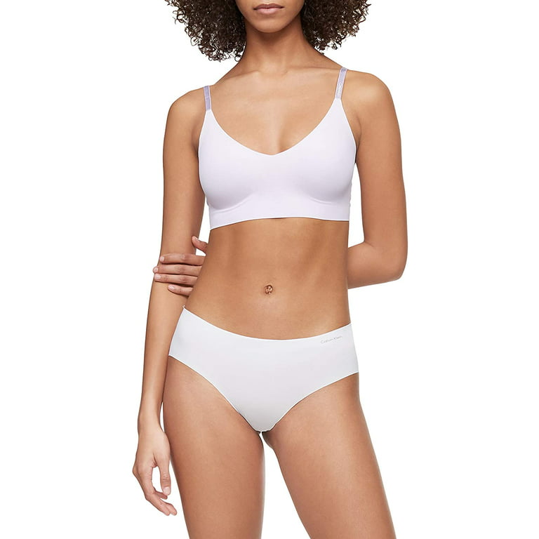 Calvin Klein Women's Invisibles Unlined Triangle Bralette, Nymph's Thigh, X- Small : : Clothing, Shoes & Accessories