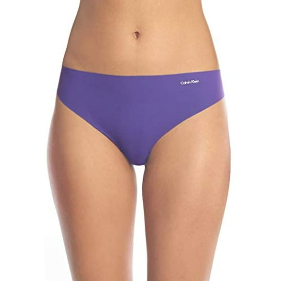 Calvin Klein Invisibles Thong, XS, Rich Violet
