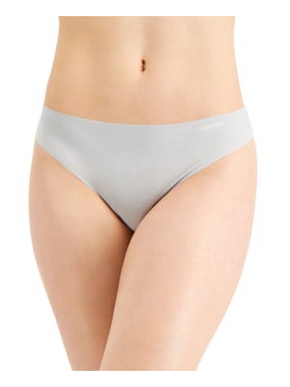 Calvin Klein JET GREY Invisibles Thong Panty Size Medium