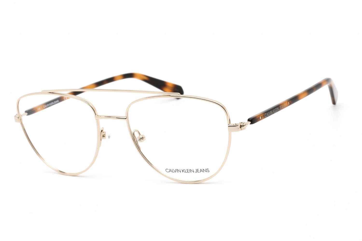 Calvin Klein Jeans CKJ19308 717 Women's Gold Aviator Eyeglasses