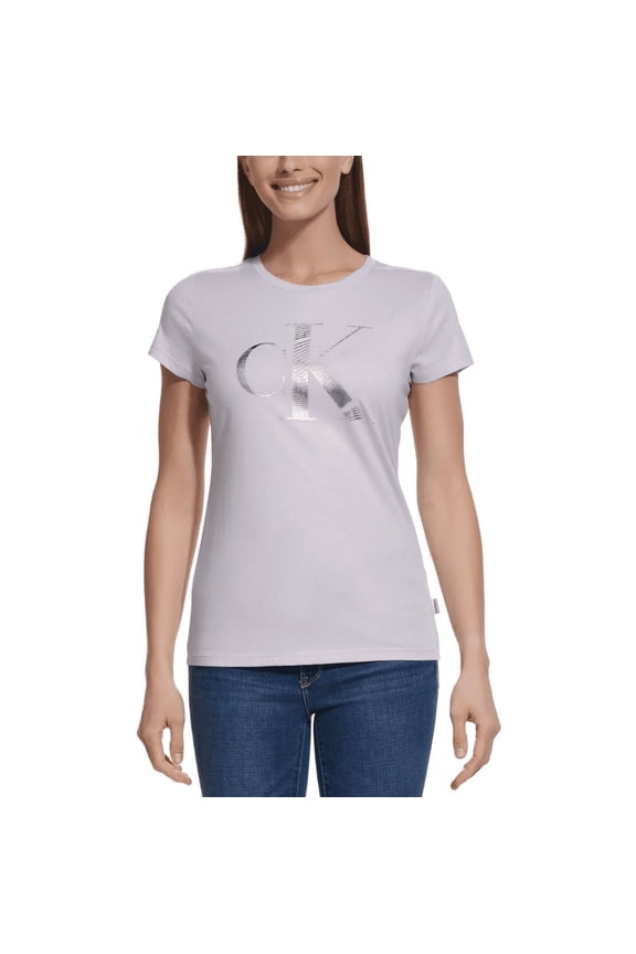 Jeans Ladies' Logo Tee, Purple, XL