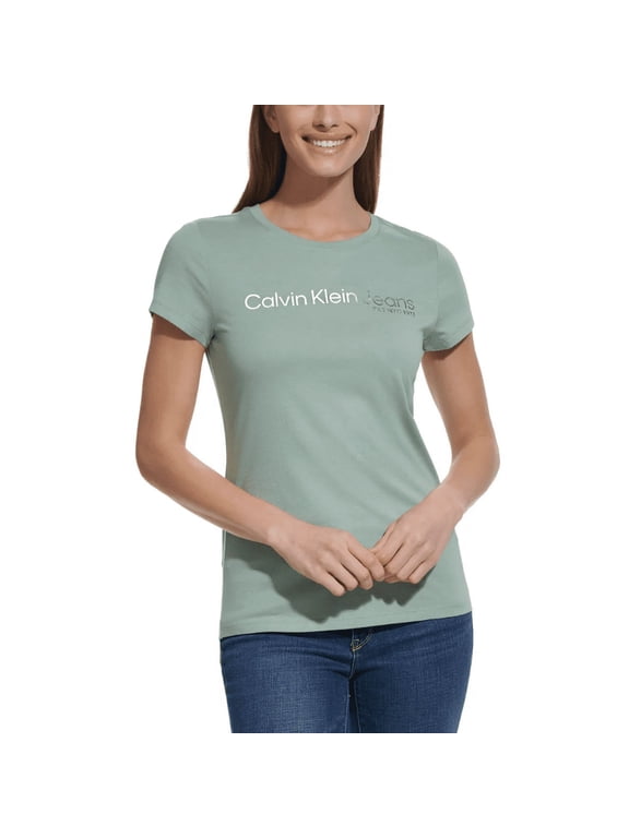 Jeans Ladies' Logo Tee, green, XL