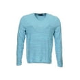 thumbnail image 1 of Calvin Klein Jeans Men's Gradient V-Neck Sweater (Medium, Fair Blue Heather), 1 of 4