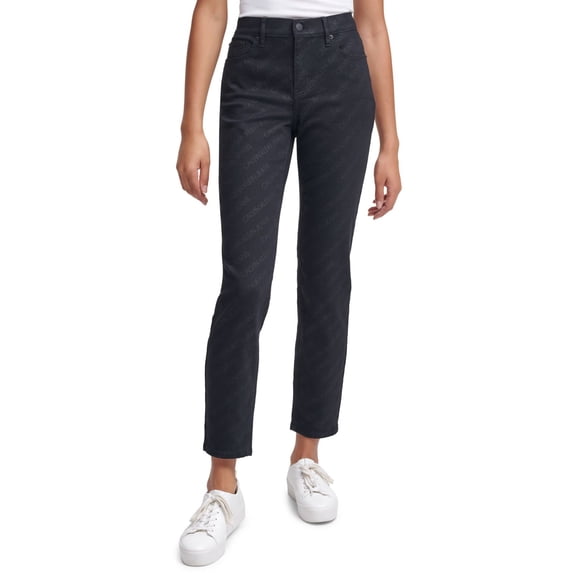Calvin Klein Jeans Mid Rise Logo Pant Womens