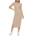 thumbnail image 1 of Calvin Klein Jeans Petite Cotton Racerback Tank Dress Suede PXL, 1 of 3
