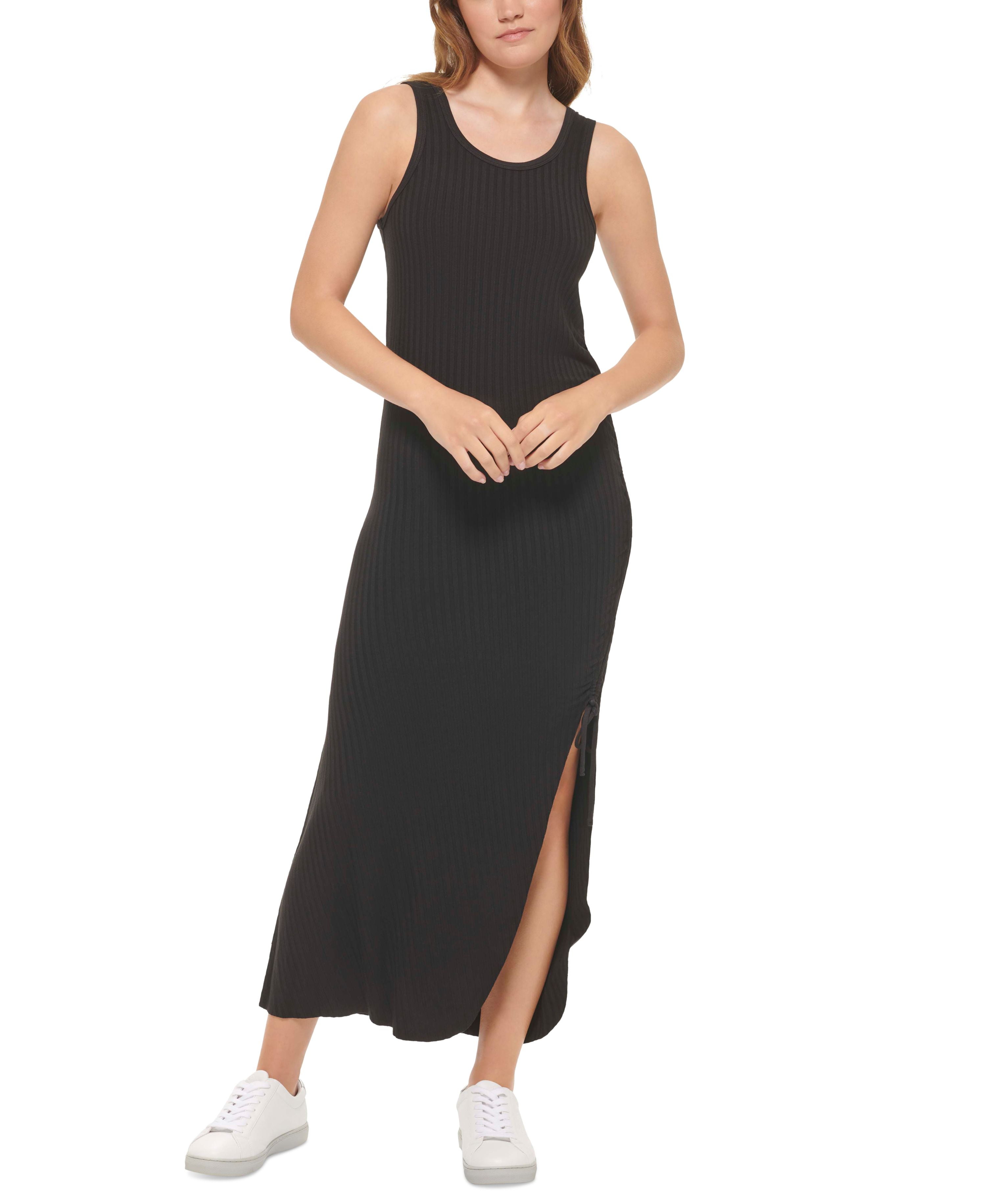 calvin klein petite maxi dress Calvin Klein Women's Short Sleeve Floral A-Line Maxi Dress
