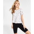 thumbnail image 1 of Calvin Klein Jeans Tie-Dyed Logo T-Shirt, Khaki, Khaki, X-Small, 1 of 3
