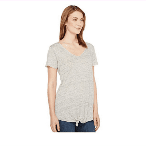 Calvin Klein Jeans Top Front Tie Knot XXL/Cascade HTR