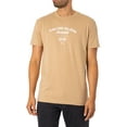 thumbnail image 1 of Calvin Klein Jeans Varsity Curve Logo T-Shirt, Beige, 1 of 5