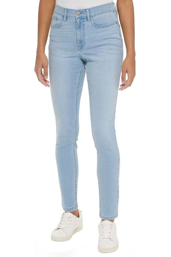 Jeans Women High Rise Skinny Jean (Light Blue, 12)