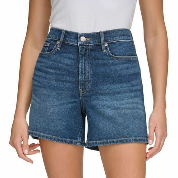 Calvin Klein Jeans Women's Denim Short (Dark Blue, 12)