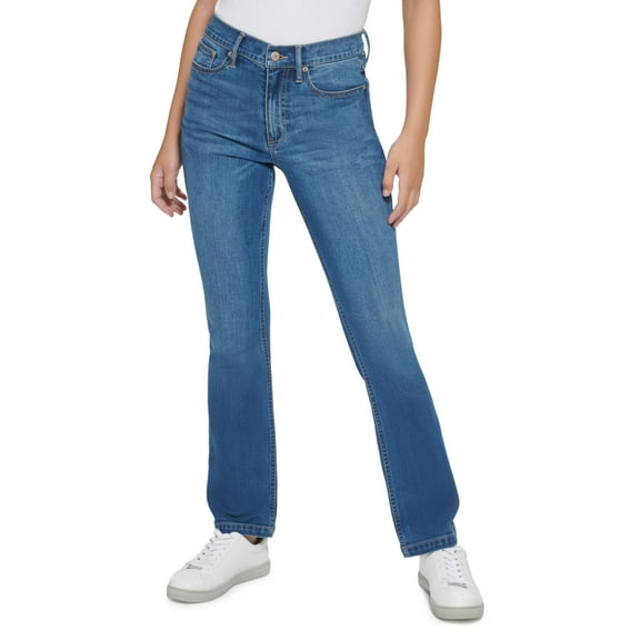 Calvin Klein Jeans Womens High-Rise Bootcut Jeans, Venetian, 25