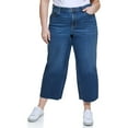 thumbnail image 1 of Calvin Klein Jeans Women's Plus Size Hi Rise Wide Leg Denim, Brighton, 20W, 1 of 2