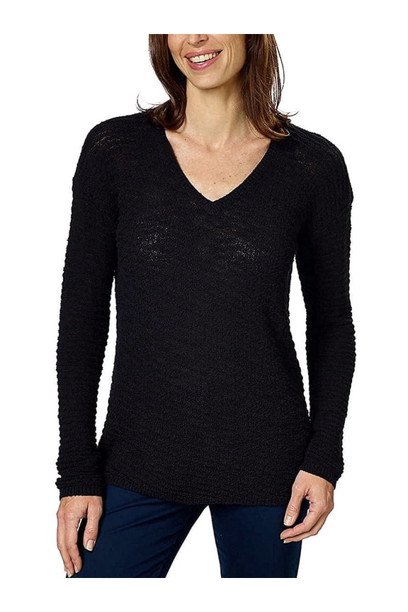 Jeans Women's Textured Black Sweater