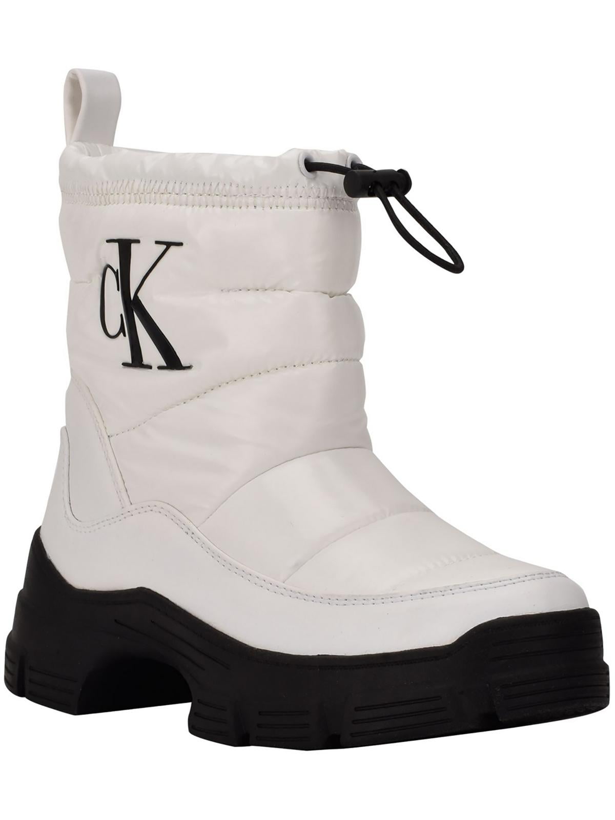 Calvin Klein Jeans Womens Delicia Quilted Ankle Winter & Snow