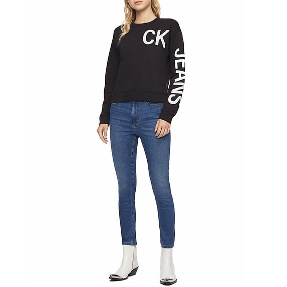 Calvin Klein Jeans Womens High-Rise Slim Ankle Jeggings, Blue, 26