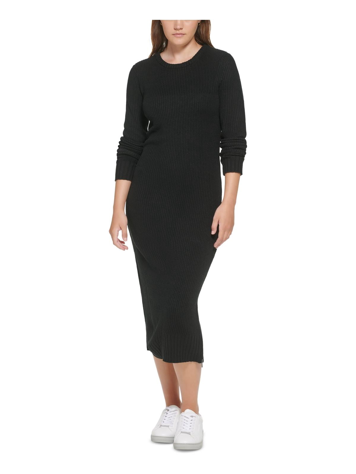 brown knit top dress The Rib-Knit A-Line Tank Dress main image 1