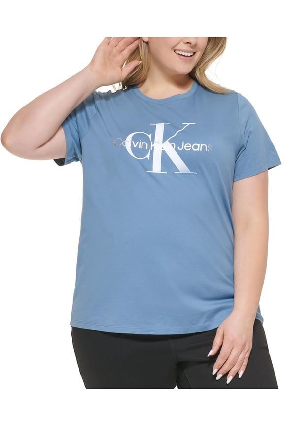 Womens Plus Logo Tee Graphic T-Shirt