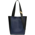 thumbnail image 1 of Calvin Klein Karsyn Small Handbag Tote Black Plum, 1 of 8