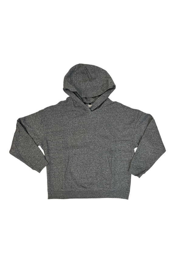 Ladies Drop Shoulder Pull On Hooded Sweatshirt