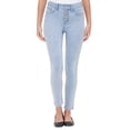 thumbnail image 1 of Calvin Klein Ladies' High Rise Exposed Button Jean Glacier (Light Blue), Size 14, 1 of 1