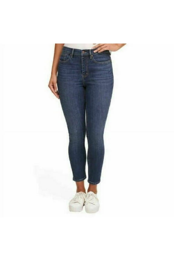 Ladies High Rise Skinny Jean (Ocean Blue, 4)