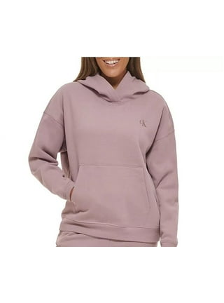 CALVIN KLEIN PERFORMANCE Women's Waffle-Knit Zip Hoodie Purple Size XS MSRP  $59 
