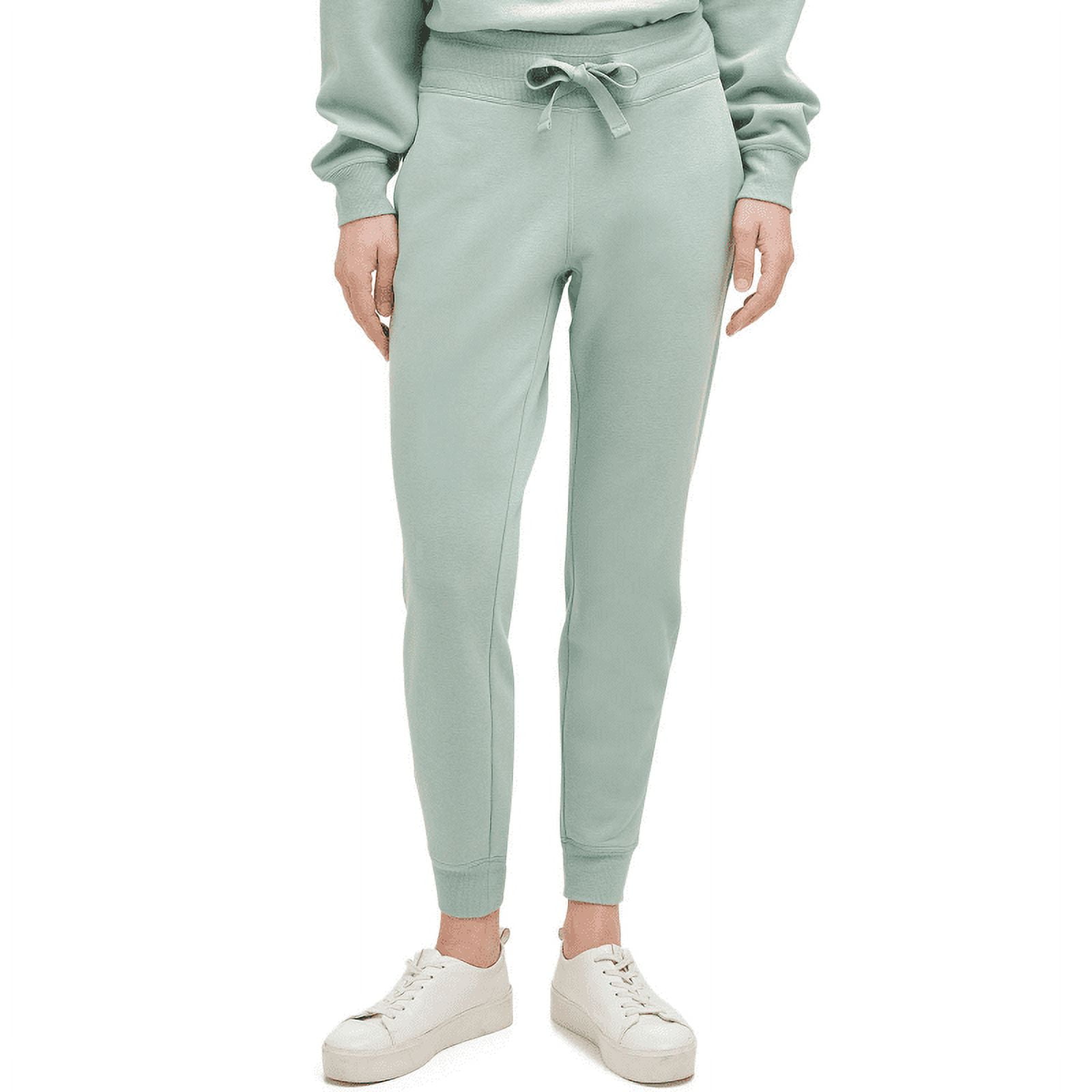 Calvin Klein Women's Logo Fleece Lined Jogger Sweatpants (JPR/Jasper, S)