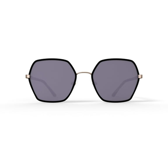 Calvin Klein Ladies Rx'able Sunglass, CK21131S, Black, 56-20-140, with Case