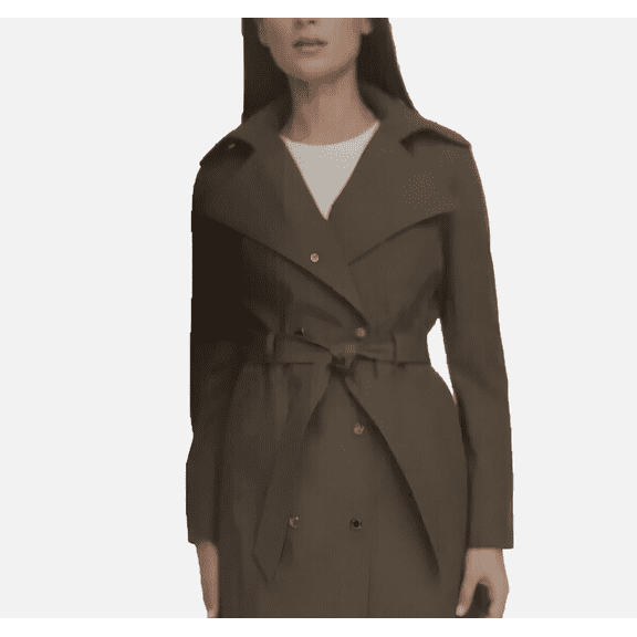 Calvin Klein Ladies' Trench Coat Twig, Medium
