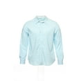thumbnail image 1 of Calvin Klein Light Blue Window Pane Button Down Shirt Sport , Size XLarge, 1 of 4