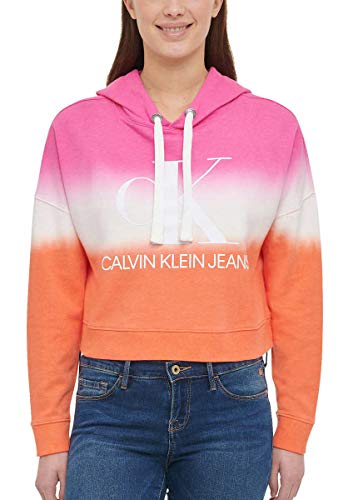 Calvin Klein Long Sleeve Crop Drop Shoulder Hoodie (Women's Plus) 1 Pack -  Walmart.com