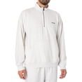 thumbnail image 1 of Calvin Klein Lounge Quarter Zip Sweatshirt, White, 1 of 6