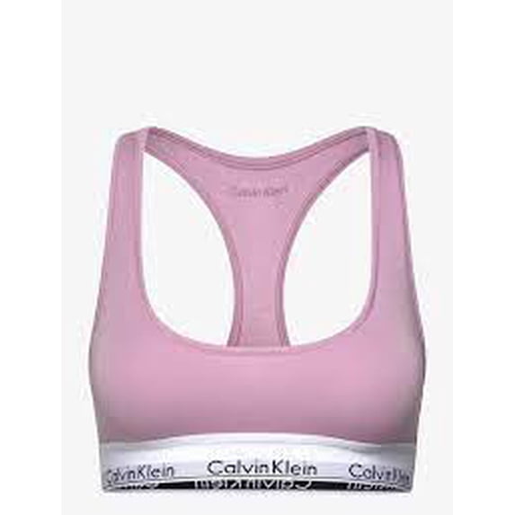 Calvin Klein MAUVE MIST Modern Cotton Racerback Bralette, US Small, NWOT