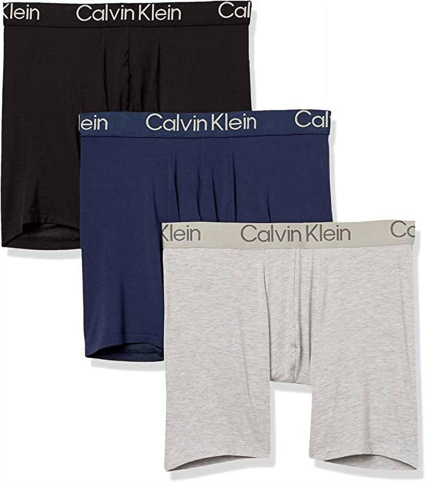 Calvin Klein Men s Ultra Soft Modern Boxer Brief 3 Pack Blue XL