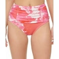 thumbnail image 1 of Calvin Klein MULTI Pleated High-Waist Bikini Swim Bottom, US 2X-Large, 1 of 3