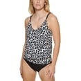 thumbnail image 1 of Calvin Klein MULTI Solid Blouson Tankini Swim Top, US Medium (8-10), 1 of 3