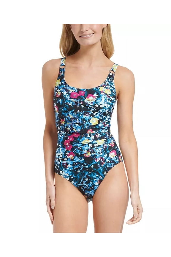 MULTI Starburst One-Piece Swimsuit, US 4