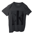 thumbnail image 1 of Calvin Klein Men Monogram Short-Sleeve Crew-Neck Cotton T-Shirt, Gray, 2XL, 1 of 2
