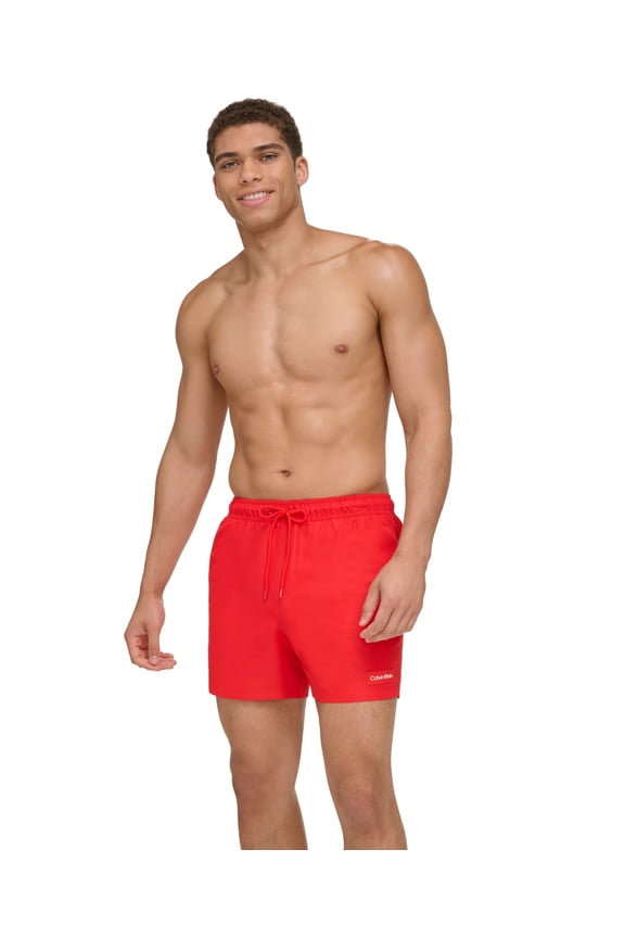 Men Regular fit Swim Trunks Swimwear XXL Red Solid