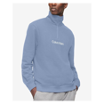 thumbnail image 1 of Calvin Klein Men Relaxed Fit French Terry Quarter-Zip Logo Sweatshirt, Blue, 2XL, 1 of 1