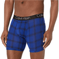 thumbnail image 1 of Calvin Klein Men Ultra-Soft Boxer Brief Rocky Plaid Modal Sailor Jim, size Small, 1 of 3