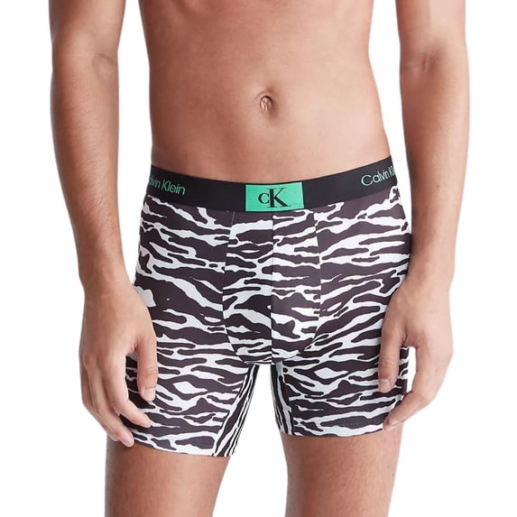 Calvin Klein Men's 1996 Micro Boxer Brief Split Tiger Print Small ...