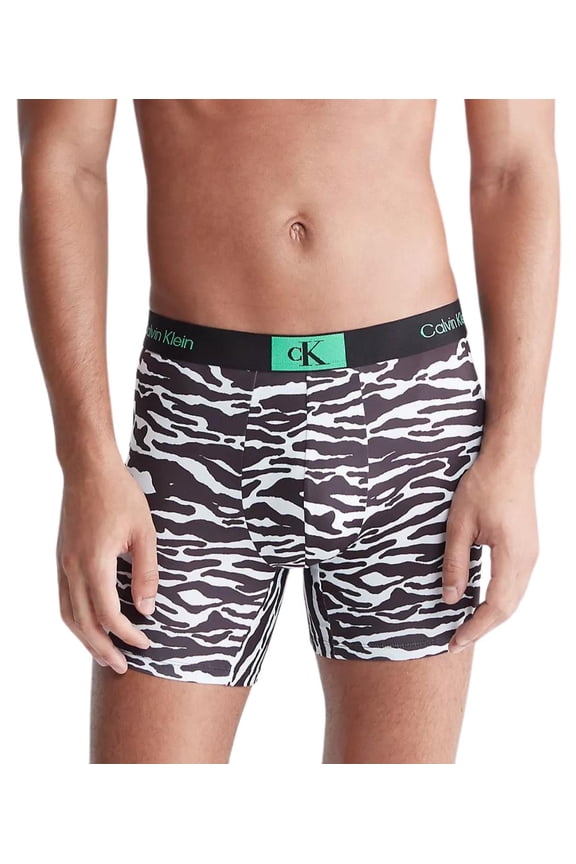 Men's 1996 Micro Boxer Brief Split Tiger Print Small